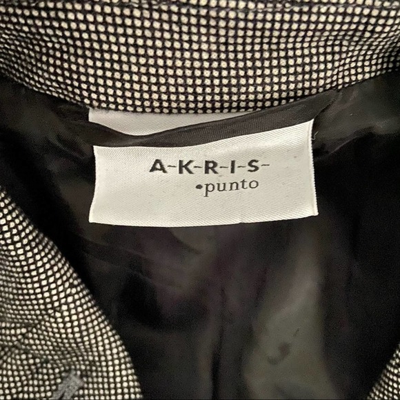 Akris Punto Wool Blazer Dark Charcoal Gray Size 6 - Picture 8 of 12